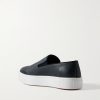 Boatissimo Cross-Grain Leather Slip-On Sneakers - BK