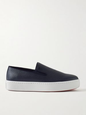 Boatissimo Cross-Grain Leather Slip-On Sneakers Boatissimo Cross-Grain Leather Slip-On Sneakers