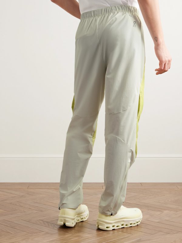 + POST ARCHIVE FACTION Zero Panelled Recycled-Shell Running Trousers - BK