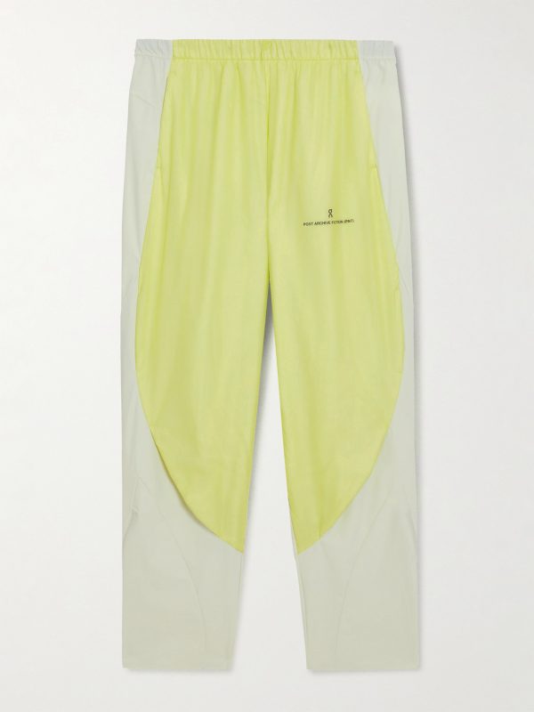 + POST ARCHIVE FACTION Zero Panelled Recycled-Shell Running Trousers