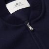 Padded Cashmere-Blend Bomber Jacket - CU Padded Cashmere-Blend Bomber Jacket - CU