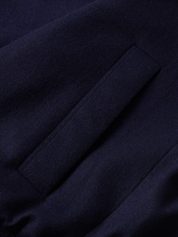 Padded Cashmere-Blend Bomber Jacket - E1 Padded Cashmere-Blend Bomber Jacket - E1
