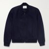 Padded Cashmere-Blend Bomber Jacket Padded Cashmere-Blend Bomber Jacket