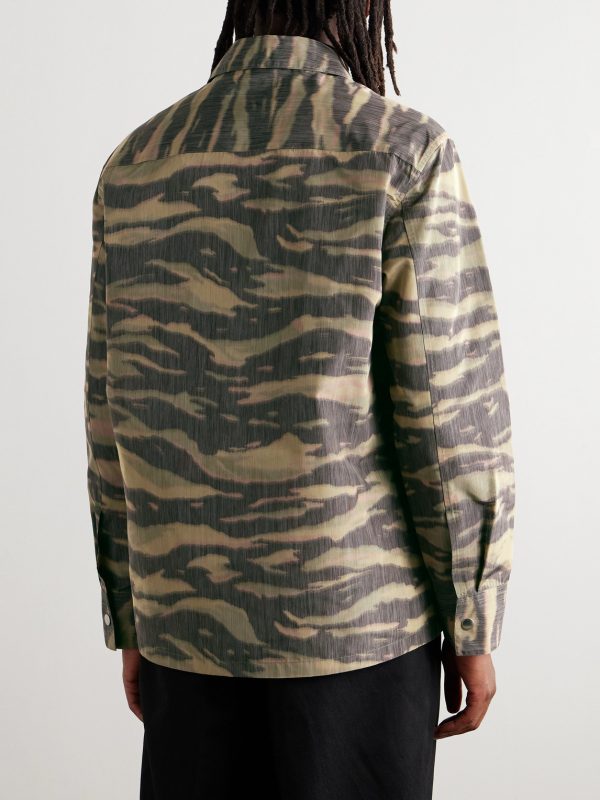 Camouflage-Print Shell Overshirt - BK Camouflage-Print Shell Overshirt - BK