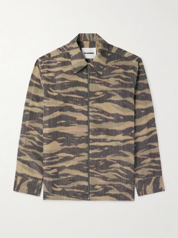Camouflage-Print Shell Overshirt Camouflage-Print Shell Overshirt