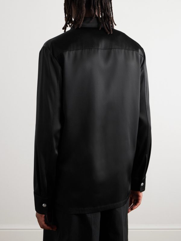 Satin-Twill Shirt - BK Satin-Twill Shirt - BK