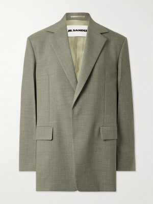 Mohair and Wool-Blend Blazer