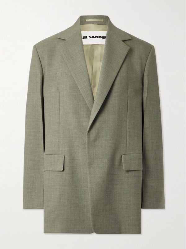 Mohair and Wool-Blend Blazer Mohair and Wool-Blend Blazer