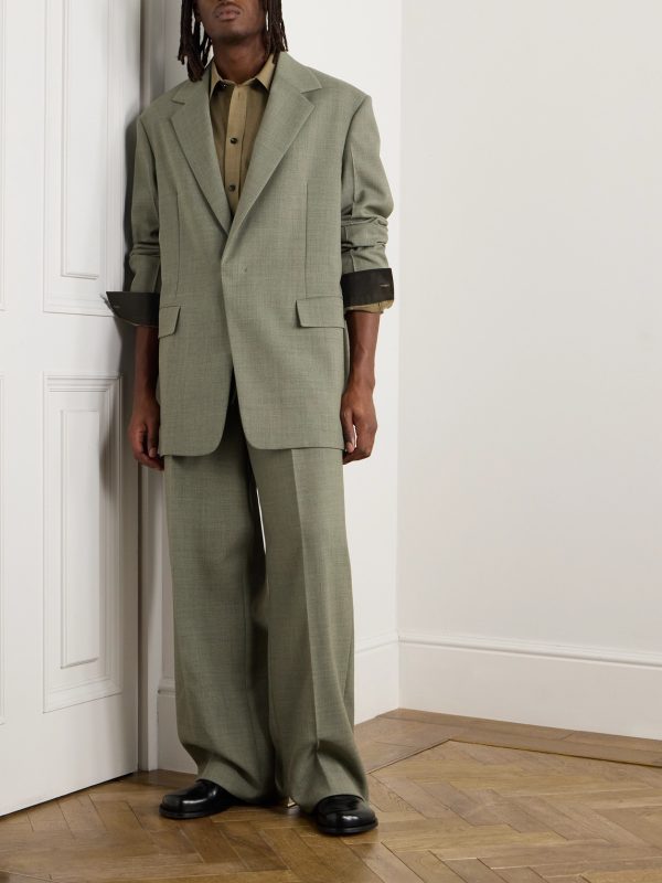 Mohair and Wool-Blend Blazer - OU Mohair and Wool-Blend Blazer - OU