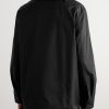 Organic Cotton-Twill Zip-Up Overshirt - BK Organic Cotton-Twill Zip-Up Overshirt - BK