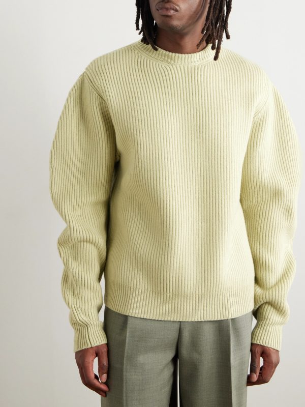 Ribbed Boiled-Wool Sweater - FR