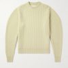 Ribbed Boiled-Wool Sweater