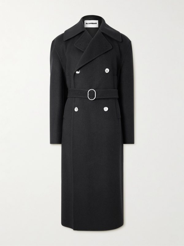 Double-Breasted Belted Double-Faced Cashmere Coat Double-Breasted Belted Double-Faced Cashmere Coat