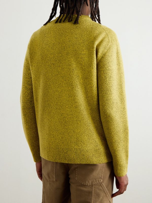Boiled Wool-Blend Sweater - BK