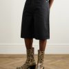 Straight-Leg Denim Shorts - FR