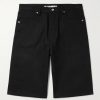 Straight-Leg Denim Shorts