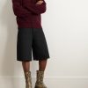 Straight-Leg Denim Shorts - OU