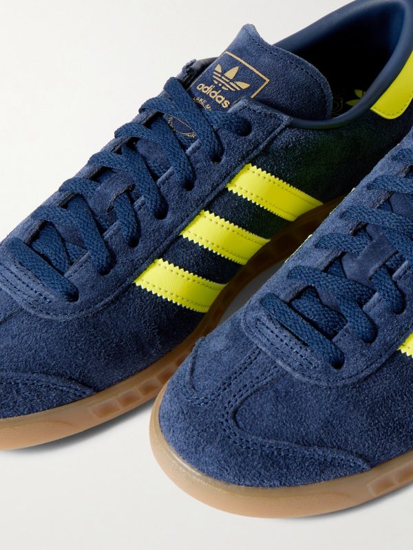 Hamburg Leather-Trimmed Suede Sneakers - CU