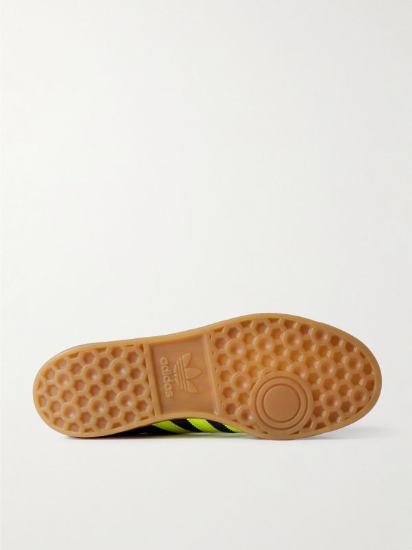 Hamburg Leather-Trimmed Suede Sneakers - E1