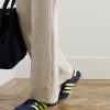 Hamburg Leather-Trimmed Suede Sneakers - OU