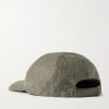 Logo-Embroidered Linen Baseball Cap - BK Logo-Embroidered Linen Baseball Cap - BK