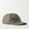 Logo-Embroidered Linen Baseball Cap Logo-Embroidered Linen Baseball Cap