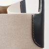 Bale Extra Large Leather-Trimmed Canvas Tote Bag - CU