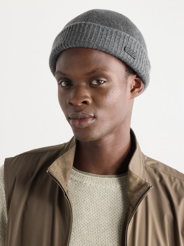 Logo-Appliquéd Storm System® Cashmere Beanie - OU Logo-Appliquéd Storm System® Cashmere Beanie - OU
