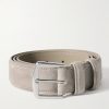 3.5cm Suede Belt
