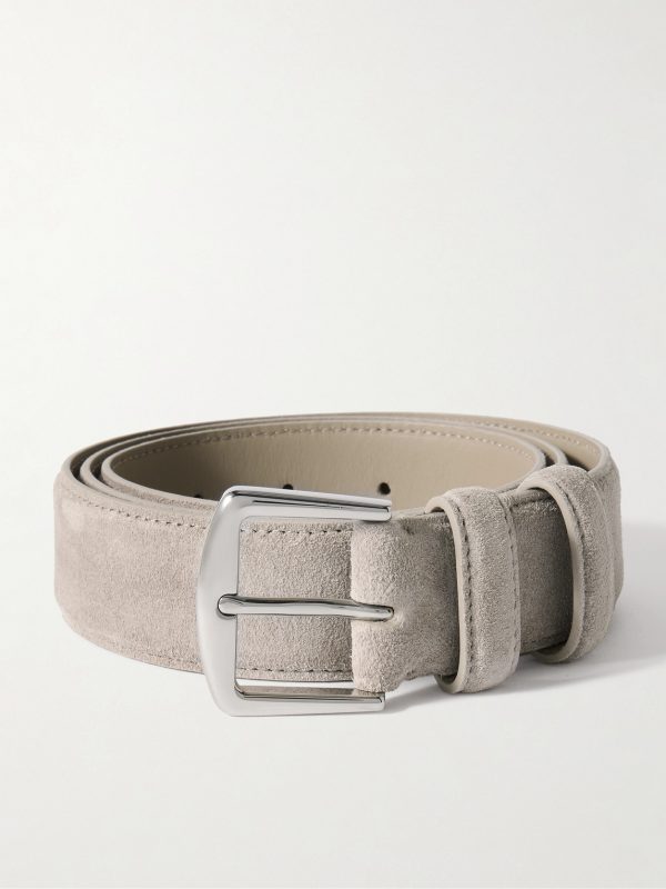3.5cm Suede Belt