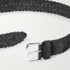 Asavelt 4cm Braided Suede Belt - E1