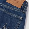 Straight-Leg Logo-Embroidered Jeans - CU Straight-Leg Logo-Embroidered Jeans - CU