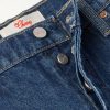 Straight-Leg Logo-Embroidered Jeans - E1 Straight-Leg Logo-Embroidered Jeans - E1