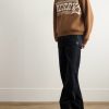 Jacquard-Knit Alpaca-Blend Sweater - OU Jacquard-Knit Alpaca-Blend Sweater - OU