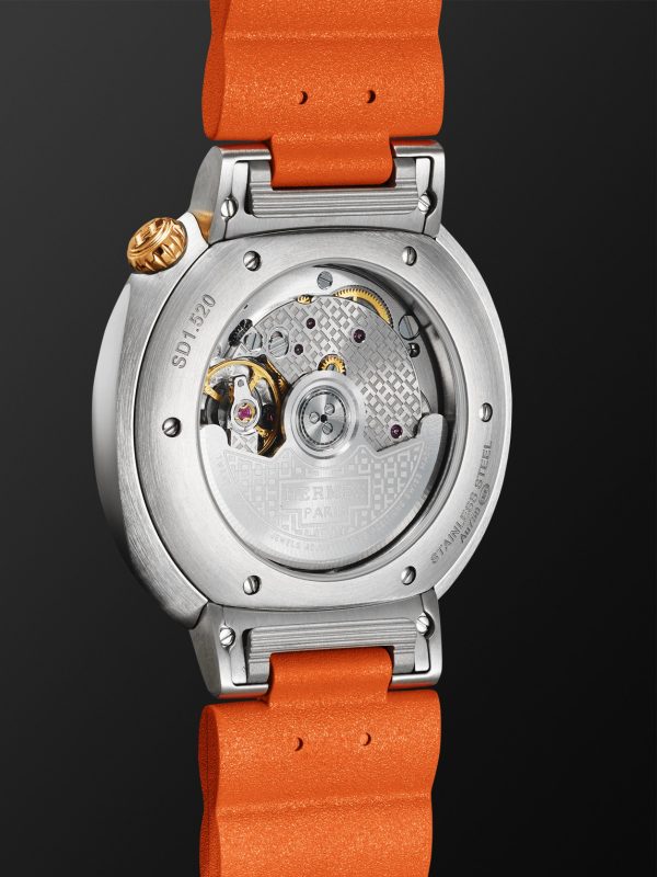 Cut Automatic 36mm Stainless Steel and Rubber Watch, Ref. No. 403234WW00 - BK