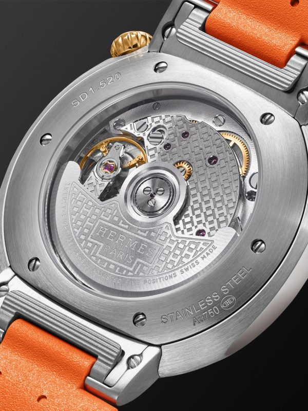 Cut Automatic 36mm Stainless Steel and Rubber Watch, Ref. No. 403234WW00 - E1