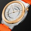 Cut Automatic 36mm Stainless Steel and Rubber Watch, Ref. No. 403234WW00 - FR