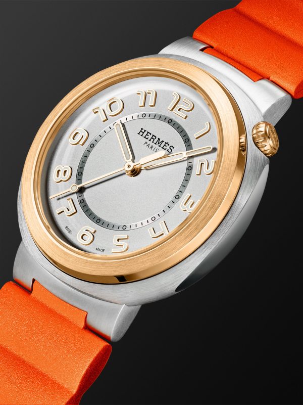 Cut Automatic 36mm Stainless Steel and Rubber Watch, Ref. No. 403234WW00 - FR