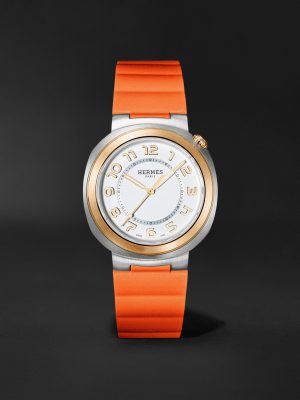 Cut Automatic 36mm Stainless Steel and Rubber Watch, Ref. No. 403234WW00 Cut Automatic 36mm Stainless Steel and Rubber Watch, Ref. No. 403234WW00