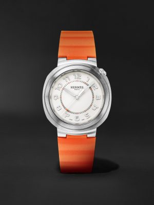 Cut Automatic 36mm Stainless Steel and Rubber Watch, Ref. No. 403195WW00 Cut Automatic 36mm Stainless Steel and Rubber Watch, Ref. No. 403195WW00