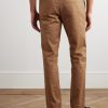 Straight-Leg Cotton-Blend Twill Trousers - BK Straight-Leg Cotton-Blend Twill Trousers - BK