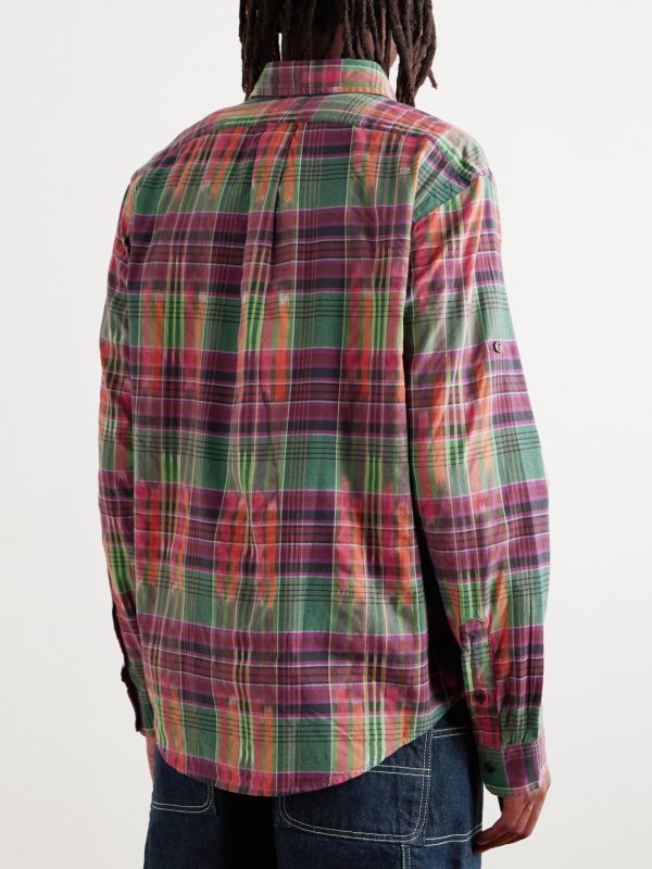 Checked Cotton Shirt - BK Checked Cotton Shirt - BK