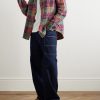 Checked Cotton Shirt - OU Checked Cotton Shirt - OU