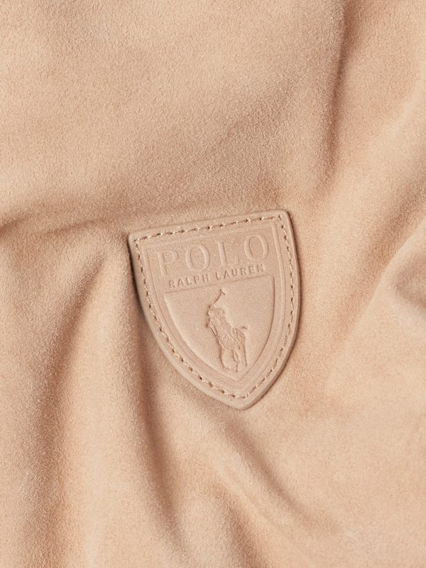 Reversible Logo-Appliquéd Suede and Shell Overshirt - E1 Reversible Logo-Appliquéd Suede and Shell Overshirt - E1