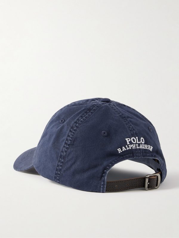 Logo-Embroidered Cotton-Blend Twill Baseball Cap - BK