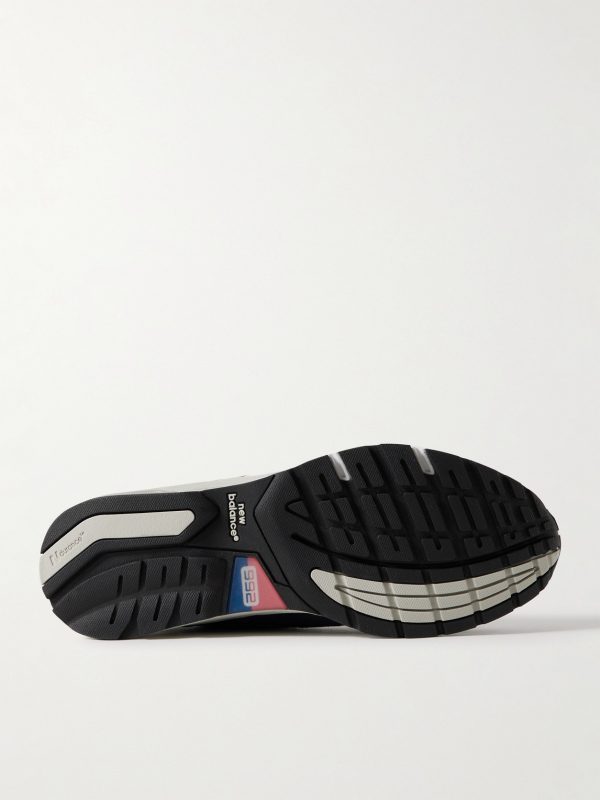 M992 Leather-Trimmed Suede, Nubuck and Mesh Sneakers - E1