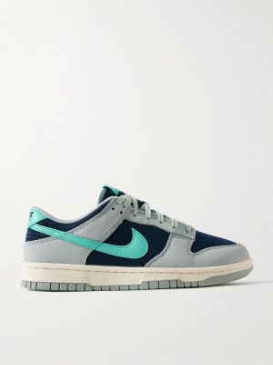 Dunk Low Retro Leather and Twill Sneakers Dunk Low Retro Leather and Twill Sneakers