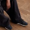 LD-1000 Suede-Trimmed Twill Sneakers - OU LD-1000 Suede-Trimmed Twill Sneakers - OU