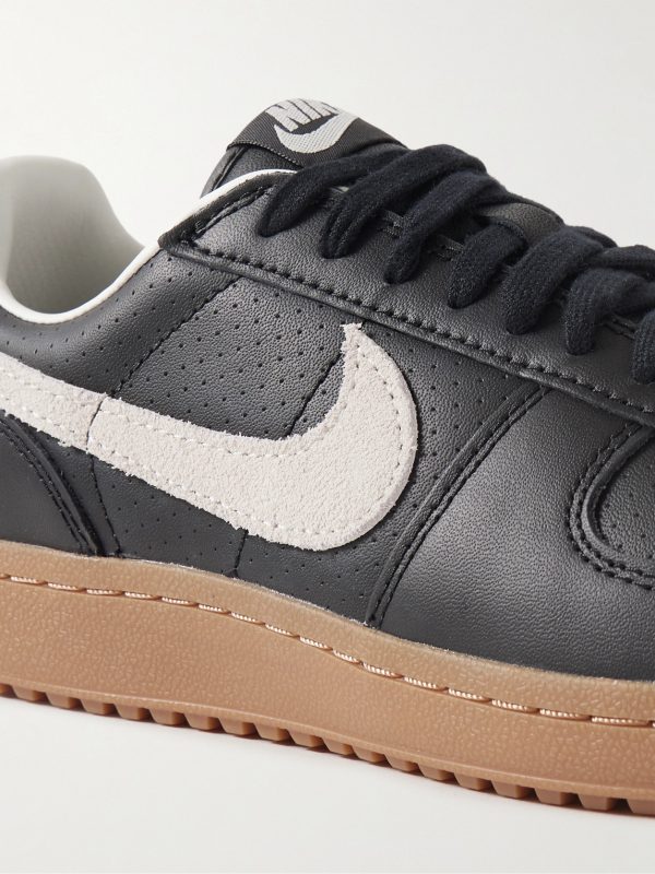 Field General 82 SP Suede-Trimmed Perforated-Leather Sneakers - CU Field General 82 SP Suede-Trimmed Perforated-Leather Sneakers - CU