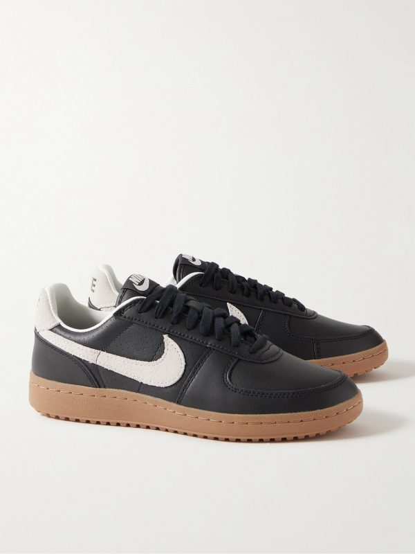 Field General 82 SP Suede-Trimmed Perforated-Leather Sneakers - FR Field General 82 SP Suede-Trimmed Perforated-Leather Sneakers - FR